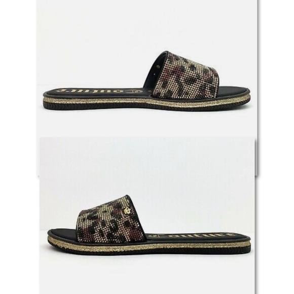 Juicy Couture Bedazzled Slides - Picture 3 of 10